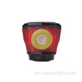 Wason Hot Selling 4 Mode recargable Solar Bicycle Bell Bell Bell Light Night Night Bink Horn Light Set